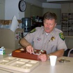 Lt. Randy Peshon has learned cooking skills as part of his work in the jail.