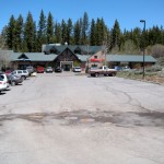 This section of parking lot at the Nugget building is being disputed. Photo/Kathryn Reed