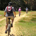 Mountain bikers in Washoe Meadow State Park in Tahoe. Photo/Kathryn Reed