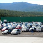 The area where cars parked for Saturday's air show is Phase III for ramp improvements. Photo/Kathryn Reed