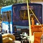 bluego El Dorado County's buses are parked indefinitely. Photo/Kathryn Reed