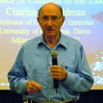 goldman Charles Goldman gives a scientific lecture of sorts to Soroptimist on Aug. 18. Photo/Kathryn Reed