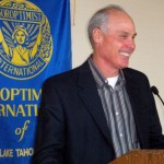 o'rourke South Lake Tahoe City Manager addresses the Aug. 11 noon Soroptimist meeting.