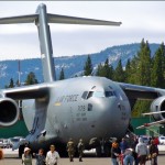 Planes of various sizes are at Lake Tahoe Aiport for the air show. Photos/Kathryn Reed