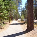 The trail doesn't meet current standards because it is so close to Highway 89.