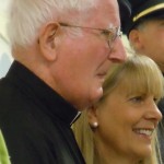 father grace Mayor Kathay Lovell honors the Rev. John Grace. Photos/Kathryn Reed