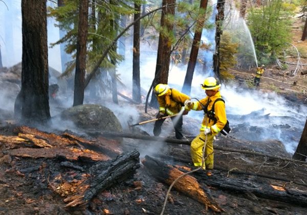 Early morning wildland fire near Stateline casinos