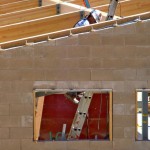 heav-4 Crews work on the Tamarack Lodge at Heavenly. Photos/Kathryn Reed
