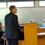 lahontan Bob Larsen speaks to the Lahontan water board on Sept. 8. Photo/Kathryn Reed