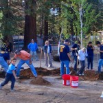 bijou Volunteers work at Bijou Community School. Photo/Kathy Haven