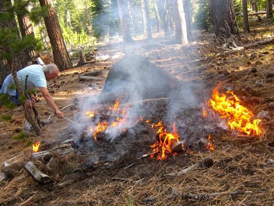 Residents help douse fire in Washoe Meadow State Park