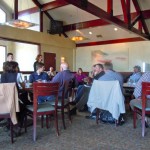 Business and property owners on Oct. 21 discuss parking in South Tahoe. Photos/Kathryn Reed