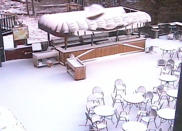Cold weather system leaves snow in Tahoe