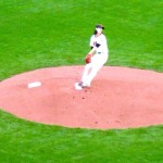 Tim Lincecum pitches in Game 1. Photos/Kathryn Reed