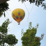Hot air balloons offer a 360-degree view of the Wine Country.