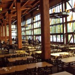 Lots of seating and natural light at the new lodge. Photo/Provided