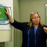 ivone larson STHS Principal Ivone Larson talks about the Viking Lights Campaign. Photo/Kathryn Reed