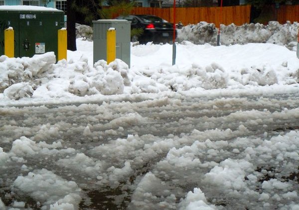 Wicked weather creates slushy mess throughout Lake Tahoe