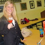Nutritionist Amber Wilson talks about smaller portions -- on plates and in glasses. Photo/Laurie Brazil