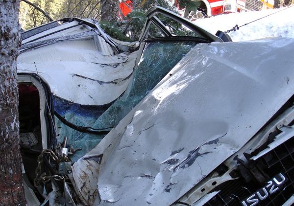 Caution urged when driving in the mountains during winter
