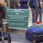 Travelers pick up their luggage from Reno-Tahoe airport. Photo/LTN file