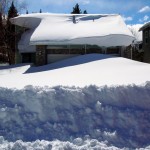 More than a shovel will be needed to reach the front door of this house on Venice Drive in South Lake Tahoe on Feb. 26. Photo/Kathryn Reed