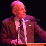 ltcc Steve Maradian gives the state of college address at LTCC on Feb. 4. Photo/Kathryn Reed