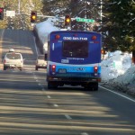 bluego BlueGo buses keep rolling despite a federal lawsuit involving a former operator. Photo/Kathryn Reed