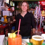bm Sarah Moss is working on selling her Bloody Mary mix. Photo/Kathryn Reed
