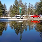 weather Standing water March 17 at the corner of Modesto and Harrison avenues in South Tahoe. Photo/Kathryn Reed