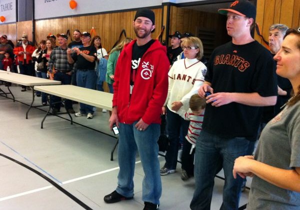 Giants World Series trophy a big hit in Tahoe