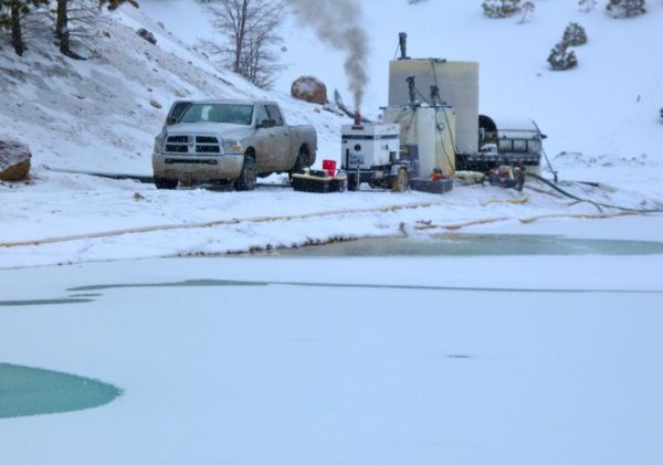 Water levels require work at toxic Alpine County mine