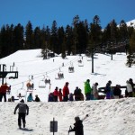 skiers Plenty of power for the chairlifts at Kirkwood on April 30.