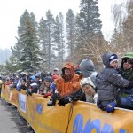 amgen Even the would-be start of the 2011 Amgen bike race had people waiting in the snow May 15, Tahoe could be part of the mix in the future. Photo/Lisa J. Tolda