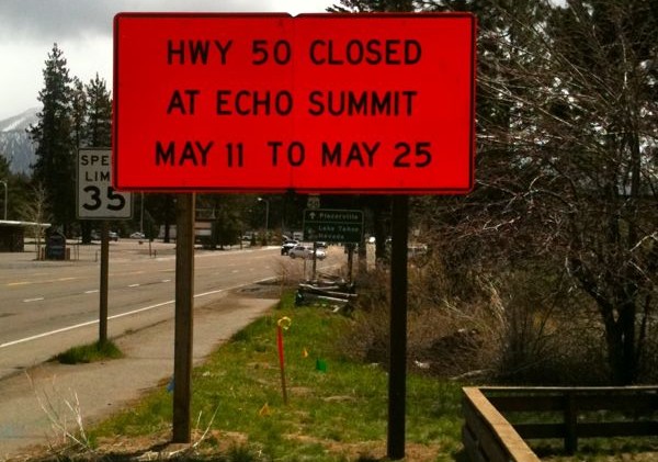 Weather not changing Caltrans’ Echo Summit closure plans