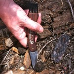 kim knife Kim with her special morel knife. Photo/Provided