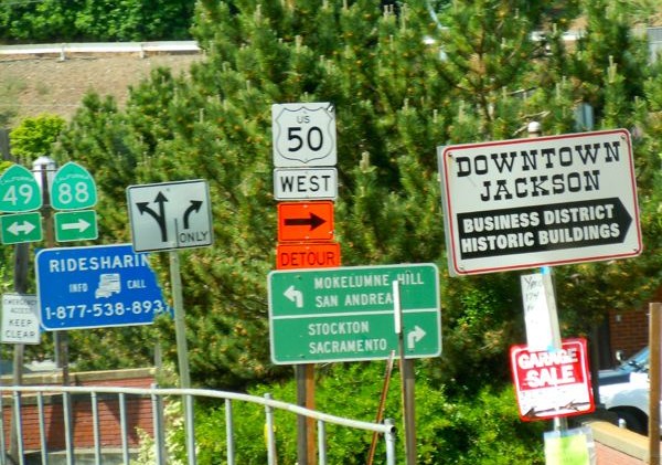 Avoiding Echo Summit — scenic, but definitely longer