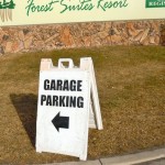 South Tahoe is cracking down on signs, but it uses sandwich boards for its own garage. Photo/LTN
