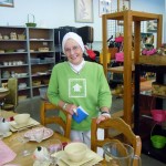 attic-1 Pat Lacey is in charge of house wares at the Attic Thrift Store. Photos/Kathryn Reed