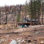 gorevin-1 The Gorevins neighborhood days after the June 24, 2007, fire leveled their friends' homes. Photos/Renee Gorevin