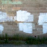 Brick is hard to restore after it's been vandalized.