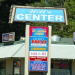 sign This sign is out of compliance with South Lake Tahoe's ordinance. Photo/LTN