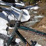 snow cycling Cyclists are hitting snow not far from the trailheads in the Lake Tahoe Basin. Photo/LTN
