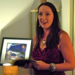 suzanne roberts Suzanne Roberts on June 17 reads from her latest book of poems. Photo/Kathryn Reed