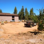 building A year from now a student union will cover the dirt at South Tahoe High School. Photo/LTN