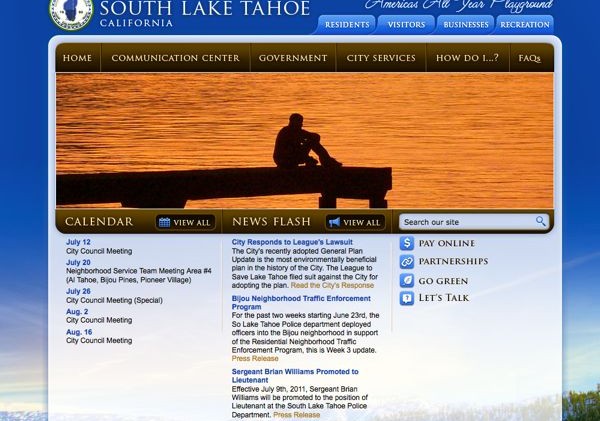 South Lake Tahoe launches user-friendly website