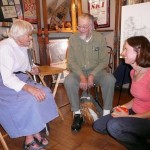 book photo Barbara and Bill Craven with Janet Kaidantzis at the Lake Tahoe Historical Society book signing. Photo/Tom Beales