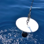 disc The Secchi disc is the main means to measuring lake clarity. Photo/Provided