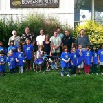 Mykala Muskovitz, center, did more than ride 72 miles. Photo/Paula Peterson