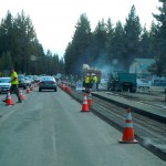caltrans Construction season in South Lake Tahoe. Photo/LTN